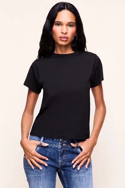 The Everyday Relaxed Tee In Black from Danielle Guizio