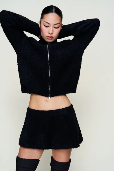 Danielle Guizio Ny Viv Skirt In Black
