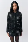 Danielle Guizio Ny Wren Jacket In Black