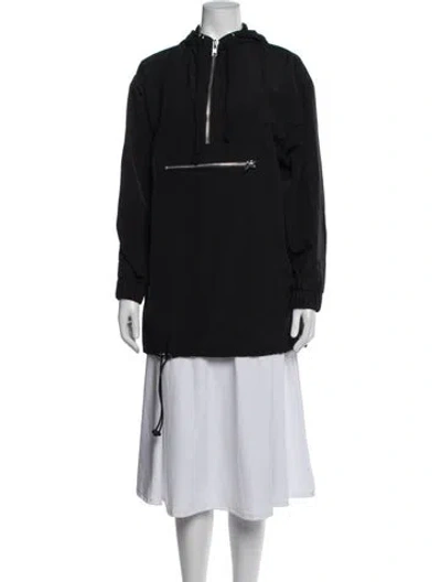 Pre-owned Danielle Guizio Nylon Jacket In Black