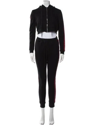 Pre-owned Danielle Guizio Pant Set In Black