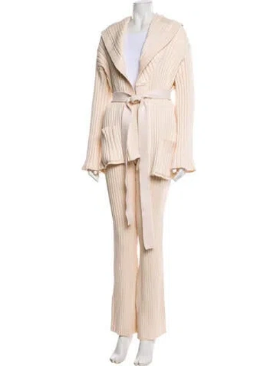 Pre-owned Danielle Guizio Pant Set W/ Tags In Neutral