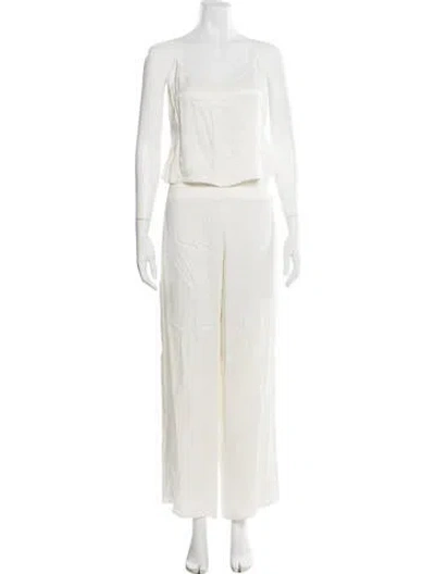 Pre-owned Danielle Guizio Pant Set W/ Tags In Neutral