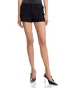 Danielle Guizio Patch Pocket Shorts In Black