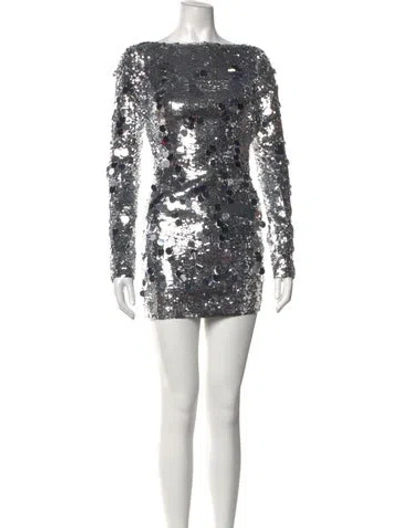 Pre-owned Danielle Guizio Patterned Mini Dress W/ Tags In Multicolor