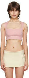 Danielle Guizio Pink Celestial Tank Top In Blush