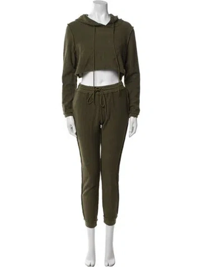 Pre-owned Danielle Guizio Set In Green
