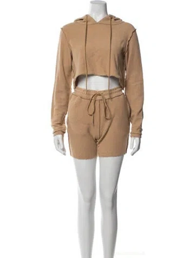 Pre-owned Danielle Guizio Short Set In White