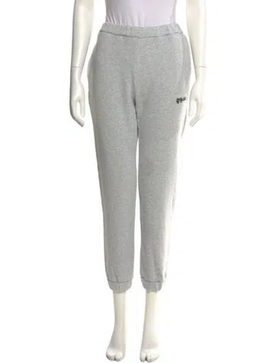 Pre-owned Danielle Guizio Skinny Leg Pants In Gray