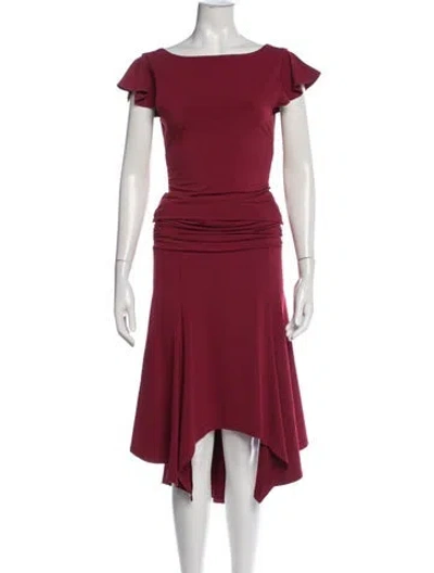 Pre-owned Danielle Guizio Skirt Set In Red