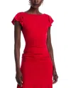 Danielle Guizio Soffiano Top In Red
