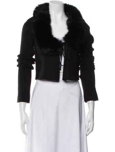 Pre-owned Danielle Guizio Sweater In Black