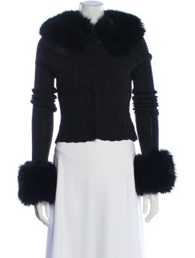 Pre-owned Danielle Guizio Sweater In Blue