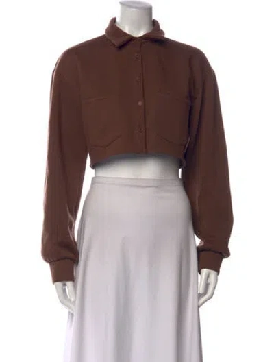 Pre-owned Danielle Guizio Sweater In Brown