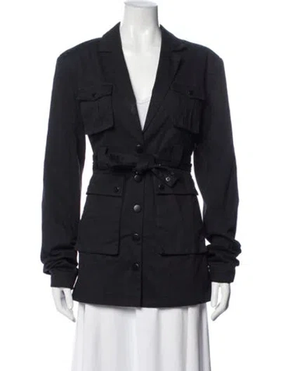 Pre-owned Danielle Guizio Utility Jacket In Blue