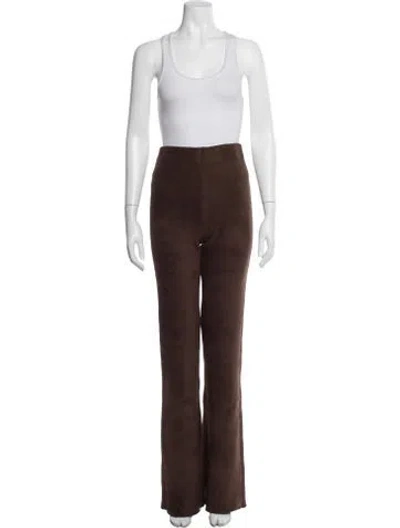 Pre-owned Danielle Guizio V-neck Sweater In Brown