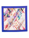 D'aniello Abstract-print Silk Scarf In Multi