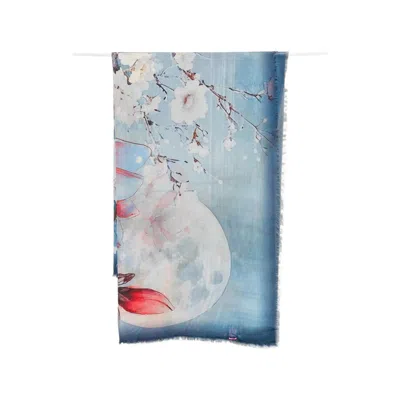 D'aniello Elba Scarf In Blue