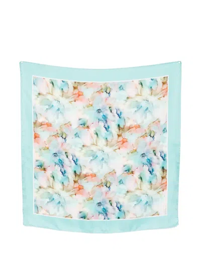 D'aniello Floral Oceano Scarf In Multi
