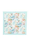 D'aniello Floral Oceano Scarf In Blue