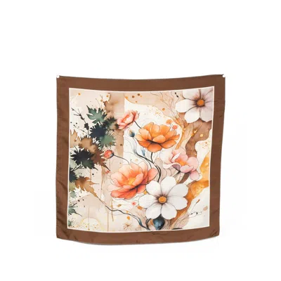 D'aniello Floral-print Scarf In Multi