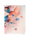 D'aniello Frayed-edges Printed Scarf In Pink