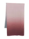 D'aniello Ombre-effect Scarf In Burgundy