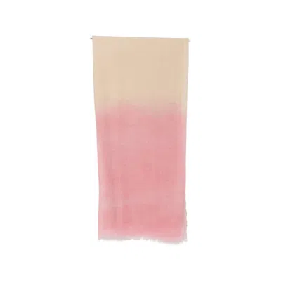 D'aniello Ombré Wool Scarf In Pink
