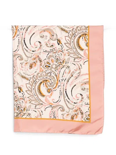 D'aniello Paisley-print Silk Scarf In Multi