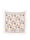 D'aniello Patterned Border Scarf In Multi