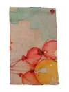 D'aniello Perla Balloon-print Fringed Scarf In Multi