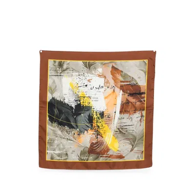 D'aniello Abstract-print Scarf In Multi