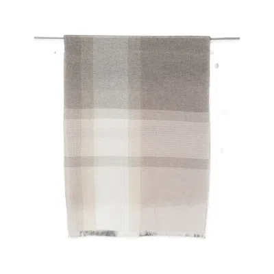 D'aniello Scarves In Neutrals/grey