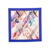 D'aniello Abstract-print Silk Scarf In Multi