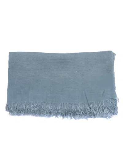 D'ANIELLO WALTON SOFT FRINGED RECTANGULAR SCARF