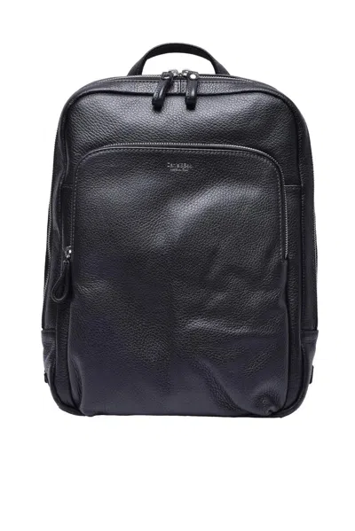Danilel & Bob Leather Backpack - Black