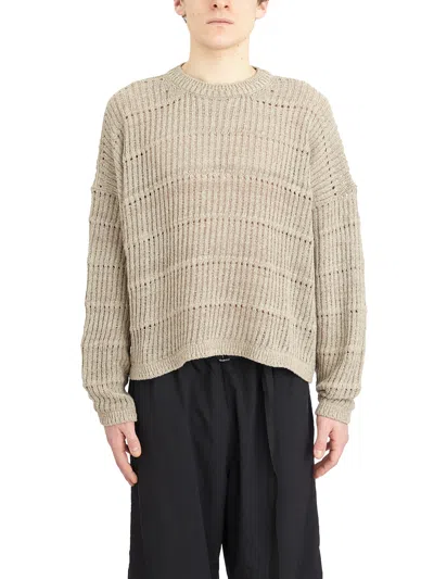 Danilo Paura Ephestus Crew Neck Sweater In Neutral