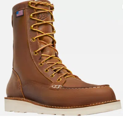 Pre-owned Danner ® Bull Run Toe 8" Tobacco Steel Toe Work Boots 15542 - All Sizes In Brown