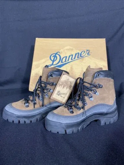 Pre-owned Danner Combat Hiker Boots 43513x Width R With Box U.s. Size 3 Brown Leather