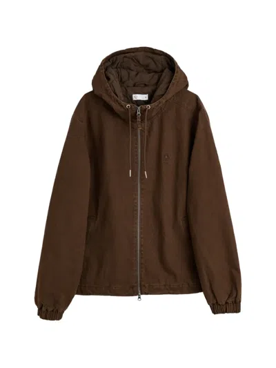 Danner Hooded Work Jacket In Brown