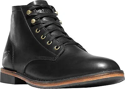 Pre-owned Danner Jack Ii Mens Black Leather Vintage Casual Boots