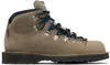 Danner Khaki Mountain Pass Boots In Neutral