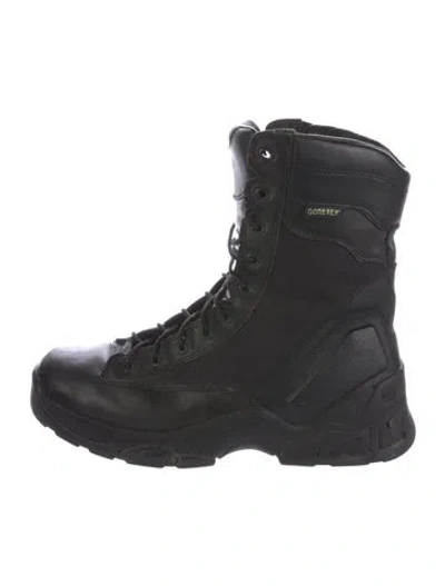 Pre-owned Danner Leather Combat Boots In Black