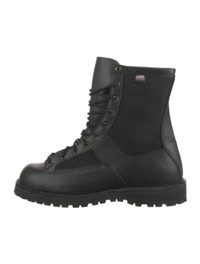 Pre-owned Danner Leather Combat Boots In Black