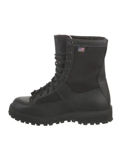 Pre-owned Danner Leather Combat Boots In Black