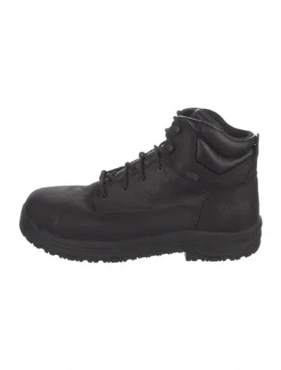 Pre-owned Danner Leather Hiking Boots In Black