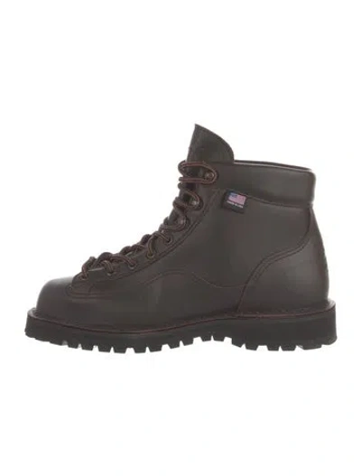Pre-owned Danner Leather Hiking Boots In Black