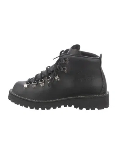 Pre-owned Danner Leather Hiking Boots In Black
