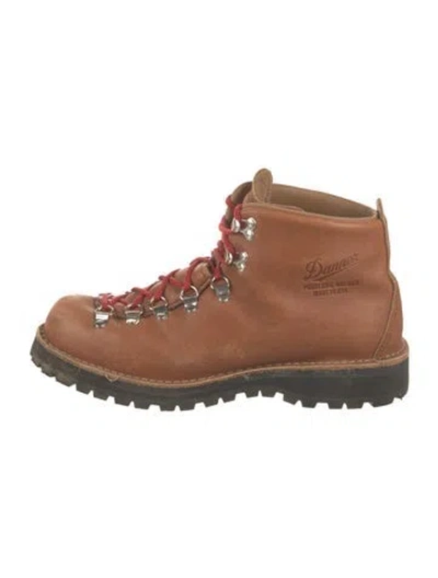 Pre-owned Danner Leather Hiking Boots In Brown