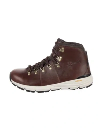 Pre-owned Danner Leather Hiking Boots In Brown